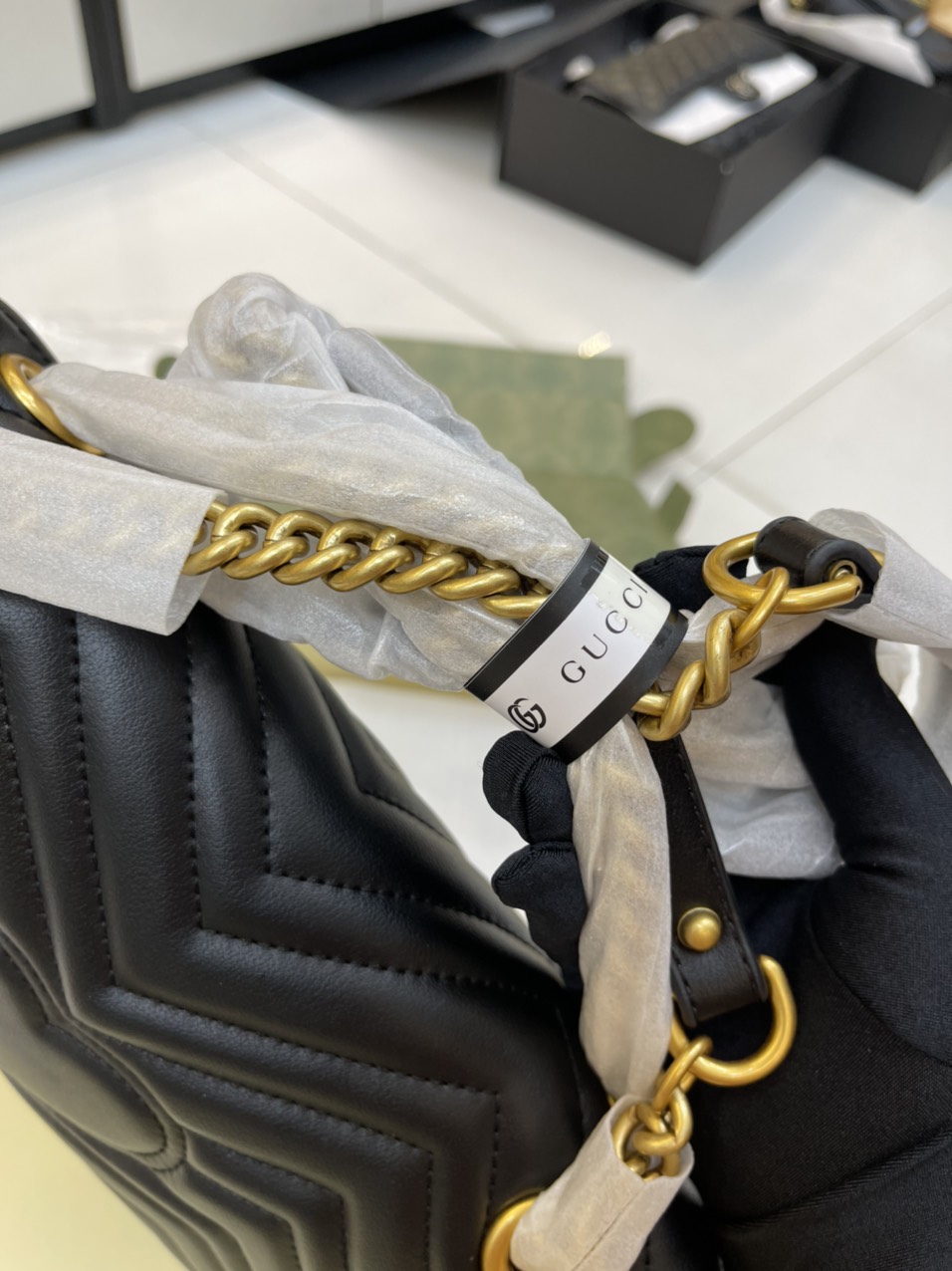 ️️️️️️Túi xách Gucci Marmont Super Size 22cm